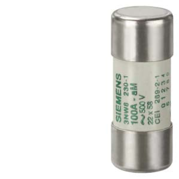Fusibile cilindrico 22x58 mm 12 A-Leggi tutto