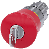 Elemento frontale per pulsante a fungo 22 mm