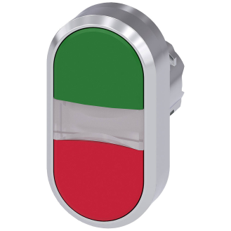 Elemento frontale per pulsante luminoso doppio 22 mm-Leggi tutto