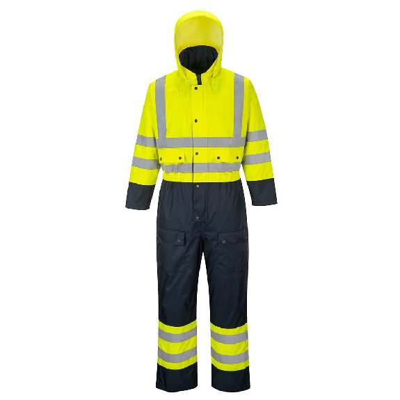 Portwest - Combinaison Contrast matelassée HV - S485 Portwest - Combinaison Contrast matelassée HV - S485-Lire la description