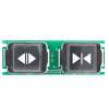Bouton de connexion arrière pour carte