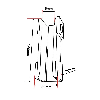 Inserto per pattino guida standard 140 x 29,5 x 30 mm