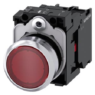 Pulsante luminoso rosso 22 mm-Leggi tutto
