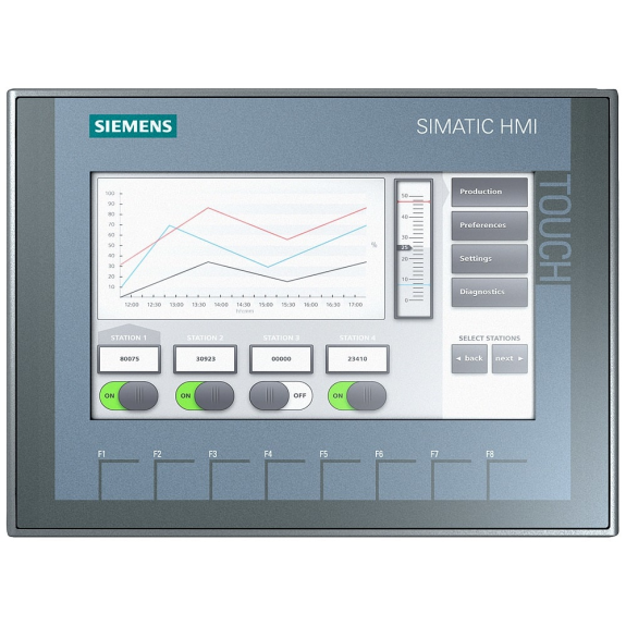 Pannello di controllo grafico TFT 7" con interfaccia PROFIBUS-Leggi tutto