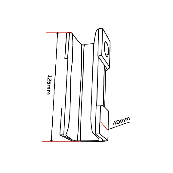 Graisseur automatique pour arbre en T 45 x 125 x 125 mm-Lire la description
