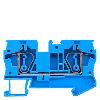 Morsetto passante 6mm² blu