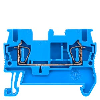 Morsetto passante 2,5mm² blu