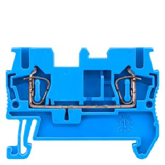 Morsetto passante 2,5mm² blu-Leggi tutto