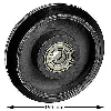 Guide à rouleaux 150/20x20mm
