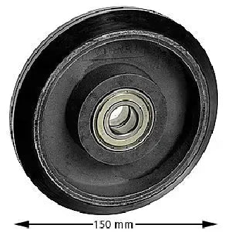 Guide à rouleaux 150/20x20mm-Lire la description