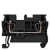 Morsetto passante 1,5mm² nero