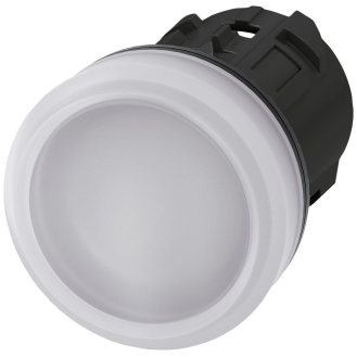Elemento frontale per lampada spia 22 mm in plastica-Leggi tutto