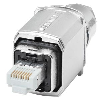 Connettore industriale rettangolare completo