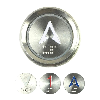 Bouton d'appel convexe blanc