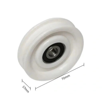 Support à roulettes plat pour système de porte S8-Lire la description