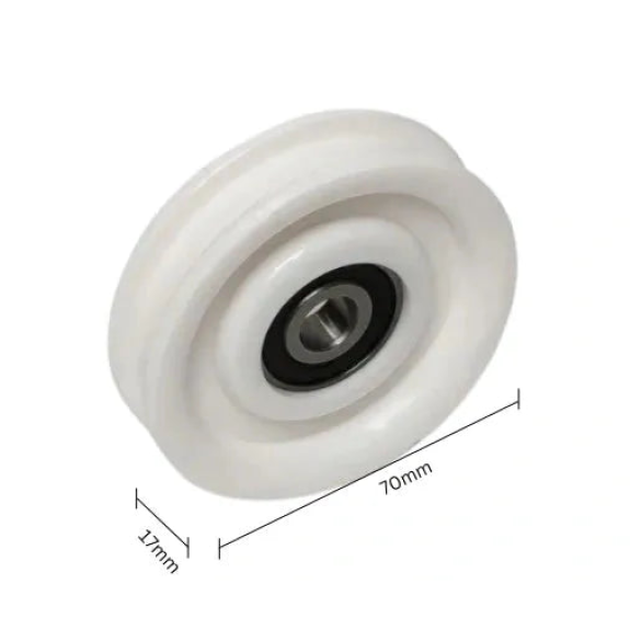 Support à roulettes plat pour système de porte S8-Lire la description
