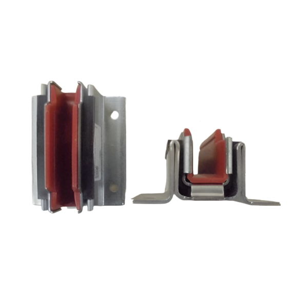 Patin de guidage avec insert 129x104x55 mm-Lire la description