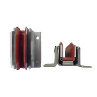 Patin de guidage avec insert 129x104x55 mm-Lire la description