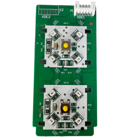 Placa de circuito impreso de 2 botones para ascensor-Leer más