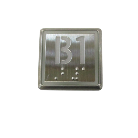 Panel de control empotrado blanco para ascensor-Leer más