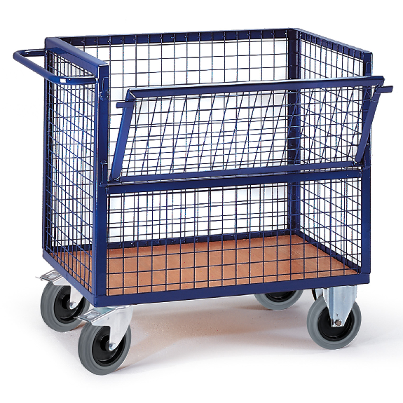 Drahtkastenwagen halb geklappt 975x675mm-Beschreibung lesen