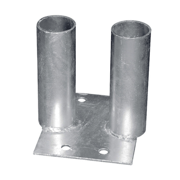 Bodenplatte für Bauzäune 130x160mm-Beschreibung lesen