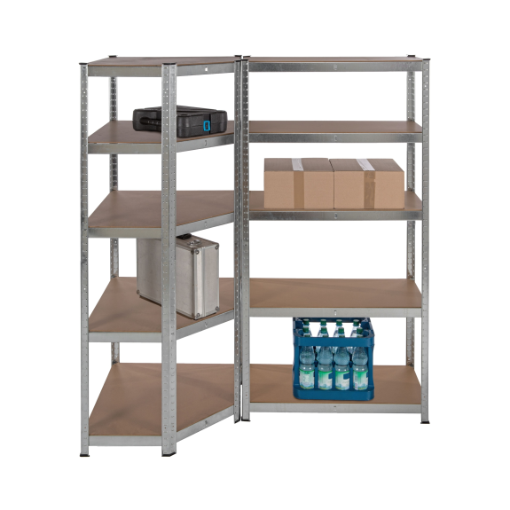 Eckregal 180x70x40cm Tragkraft 175kg-Beschreibung lesen