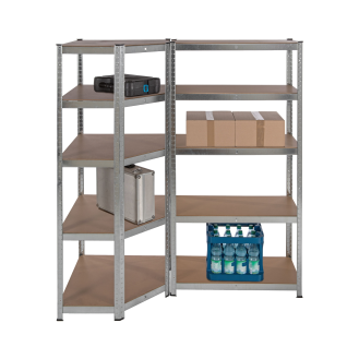 Eckregal 180x70x40cm Tragkraft 175kg-Beschreibung lesen
