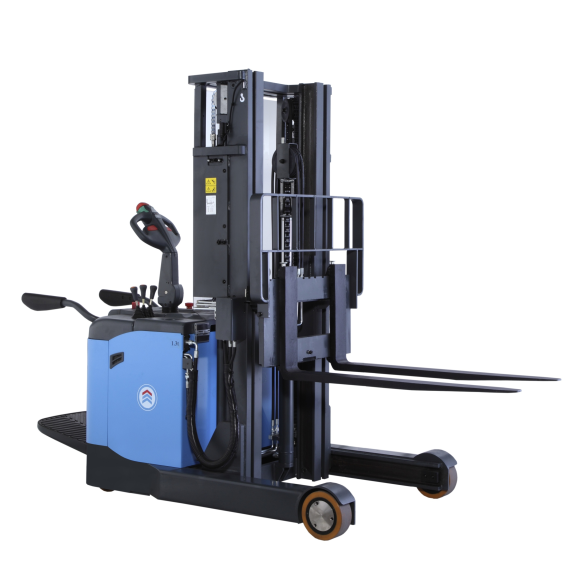 Schubmast-Deichselstapler 1 600 mm, 1 300 kg-Beschreibung lesen