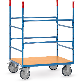 Materialwagen mit Holzwerkstoffplatte 1000x600 mm-Beschreibung lesen