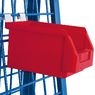 Materialkiste rot 140x230x130mm für Werkstückwagen-Beschreibung lesen