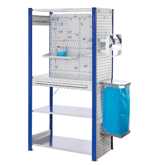 Steckregal 2000x1000x500mm enzianblau-Beschreibung lesen