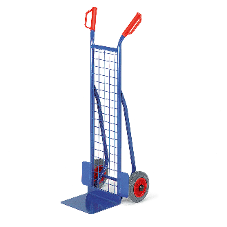 Kleine Gitter-Stapelkarre aus Stahlrohr, 300 mm Schaufelbreite-Beschreibung lesen