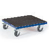 Kistenroller 700x700mm mit Vollgummibereifung