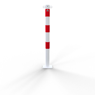Absperrpfosten aus verzinktem Stahlrohr Ø42x2,5mm-Beschreibung lesen