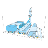 Palettenroller verzinkt 2000 kg für Euro-Paletten 1200x800 mm