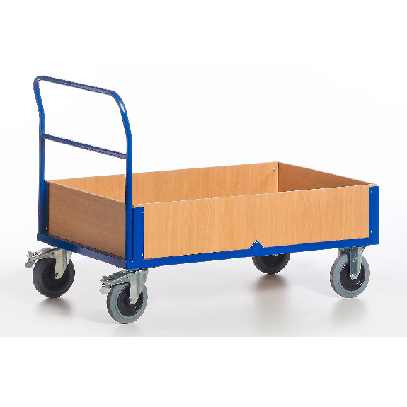Bordwandwagen mit 4 Wänden 1000x570mm, 600kg Tragkraft-Beschreibung lesen