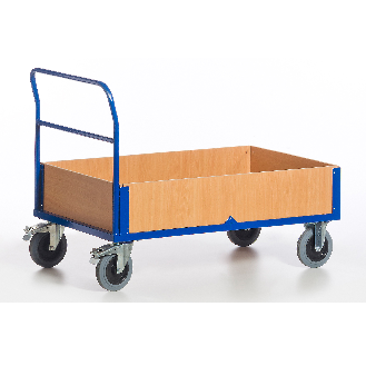 Bordwandwagen mit 4 Wänden 1000x570mm, 600kg Tragkraft-Beschreibung lesen