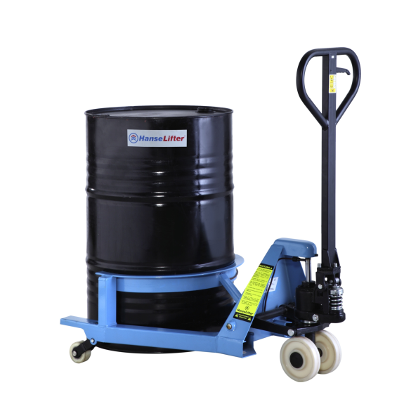 Fasshubwagen für 208 l Fässer, Tragkraft 365 kg-Beschreibung lesen