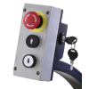 Hubtisch mit Auffahrrampe 230V, Hubhöhe 840 mm, Tragkraft 1000 kg