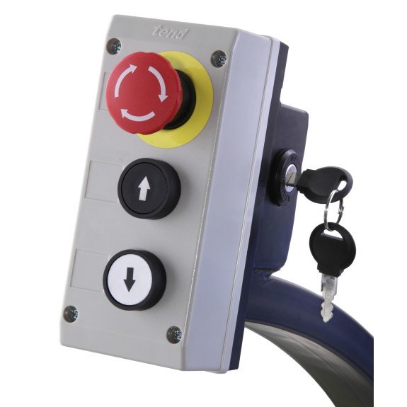 Hubtisch mit Auffahrrampe 230V, Hubhöhe 840 mm, Tragkraft 1000 kg-Beschreibung lesen