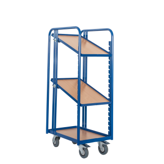 Eurokastenwagen mit neigbaren Ladeflächen-Beschreibung lesen