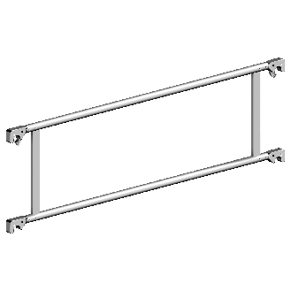 Doppelrückenlehne aus Aluminium 1,80 m-Beschreibung lesen