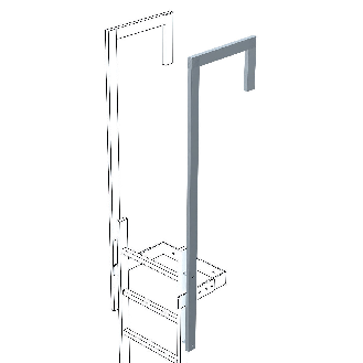 Ausstiegsholm abgewinkelt aus verzinktem Stahl 60x25mm-Beschreibung lesen