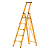 Stehleiter mit Plattform 5 Stufen