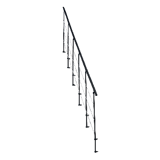 Zusätzliche Geländer für Mittelholmtreppe-Beschreibung lesen