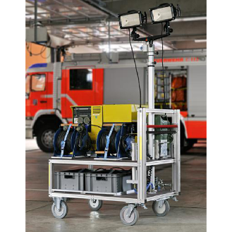 Lichtmast für Rollcontainer 3,5 m-Beschreibung lesen