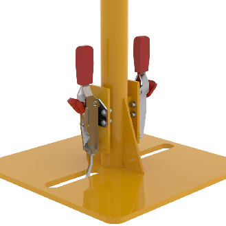 Sicherheitsgeländer teleskopierbar im Baukastensystem 1800-2500 mm-Beschreibung lesen