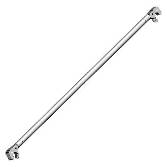 Horizontale Diagonale 1,95 m aus Aluminium-Beschreibung lesen