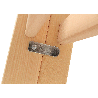 Stehleiter aus Holz mit Eimerhaken 2x7 Sprossen-Beschreibung lesen